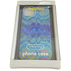Heyday Hardshell Case for iPhone 14 Plus Digital Wave design NIB